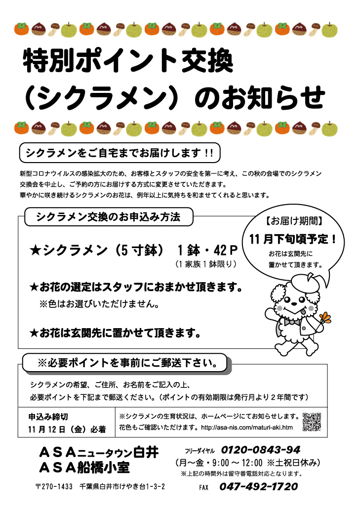 シクラメン交換会
